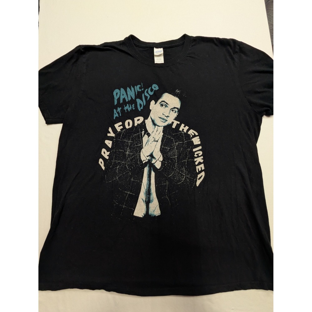 Panic At The Disco Pray For The Wicked 2018 Tour Shirt Mens XL Black Band Tee